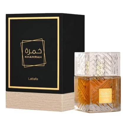 Khamrah Eau De Parfum Unisex 100ml Vanilla Sweet Warm Spicy Woody by Lattafa Perfumes