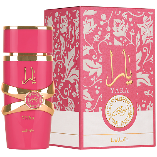 Lattafa Yara Candy for Women Eau de Parfum Spray 3.4 Fl Oz 100ml