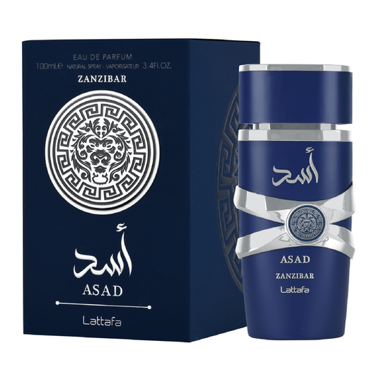 Lattafa Asad Zanzibar for Men 100ml Eau de Parfum Spray 3.4 Ounce